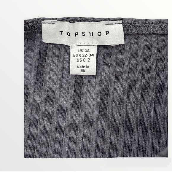 Women's Topshop Strapless Ribbed Bralette - Picture 3 of 3